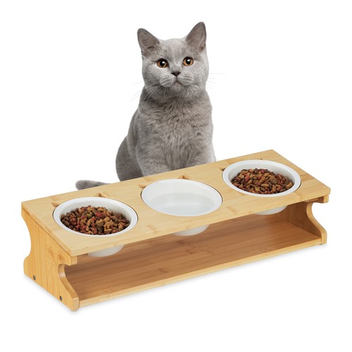 Gamelle support pour chats