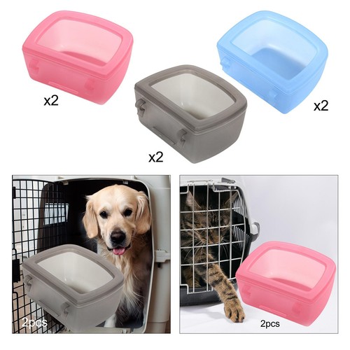 Gamelles cage pour - 2x, en