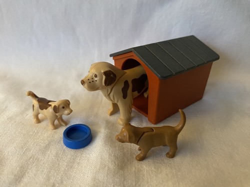 Playmobil niche avec chiens - niche,